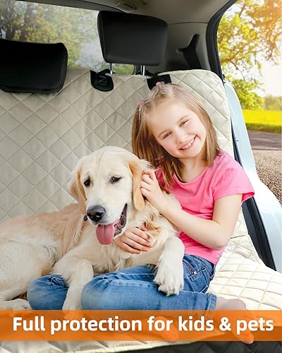 Miniatura 2 de PETICON Fundas impermeables para asiento de banco de mascotas a prueba de arañazos para automóviles, camiones, SUV, funda antideslizante duradera