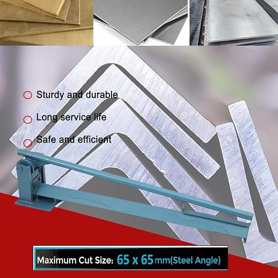 Manual Angle Iron Steel Cutter Portable Angle Iron Steel Cutting Tool Machine, Hand Cutting Scissors Shear