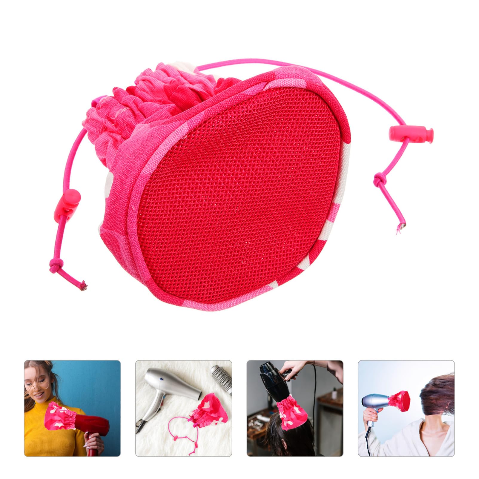 FRCOLOR 5st Diffusorbeutel Für Haartrockner Haartrockner-diffusorbeutel Tasche Shampoo Föhn- -diffusorschutz Wieder Auffüllbar Lufttrockner Ende Fön Baumwolltuch