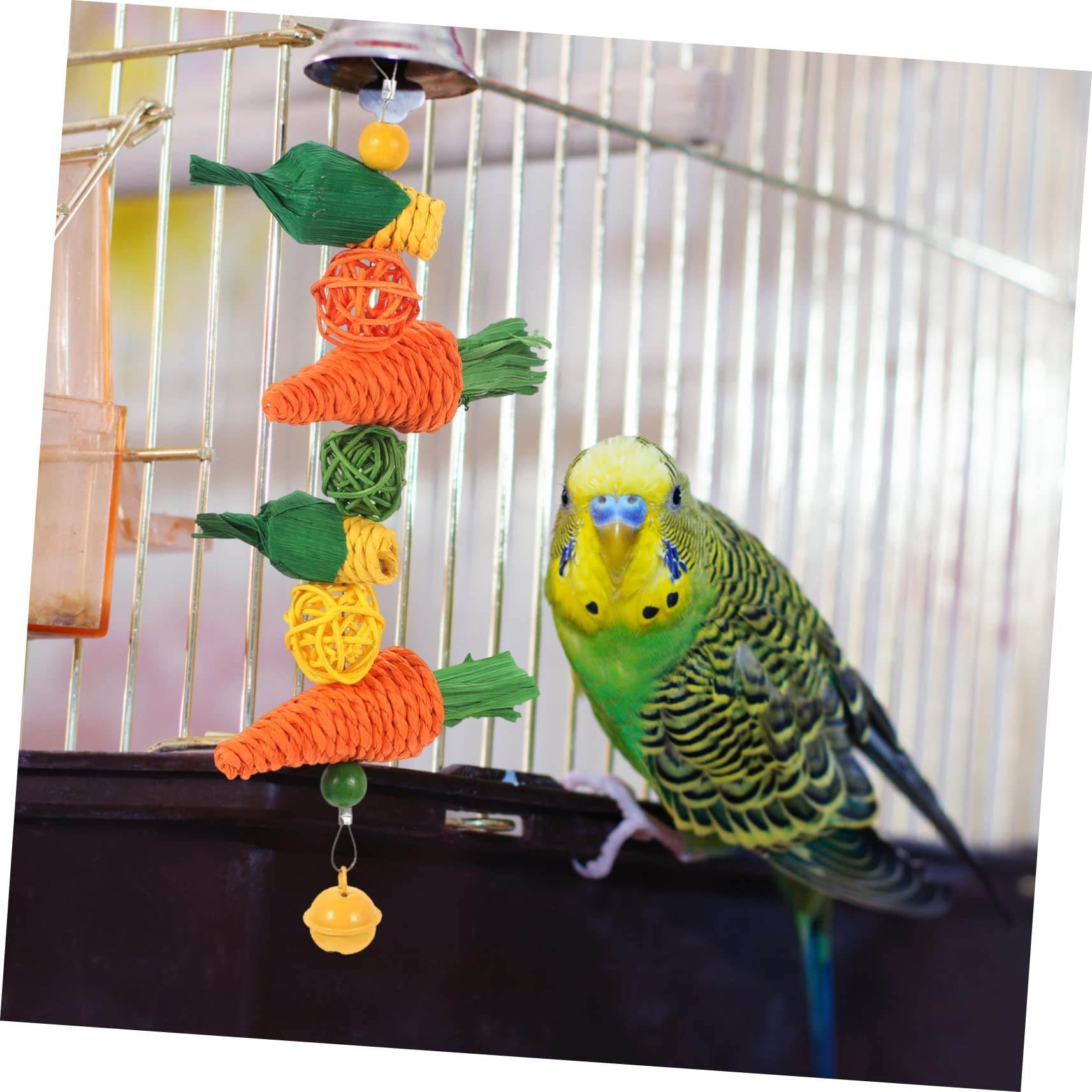 INOOMP 10stücke Verschleißfestes Vogelspielzeug Naturmaterialien Für Papageien Und Nymphensittiche Kauspielzeug Beschäftigung Und Dekoration Für Vögel Für Spiel Und Zahnpflege
