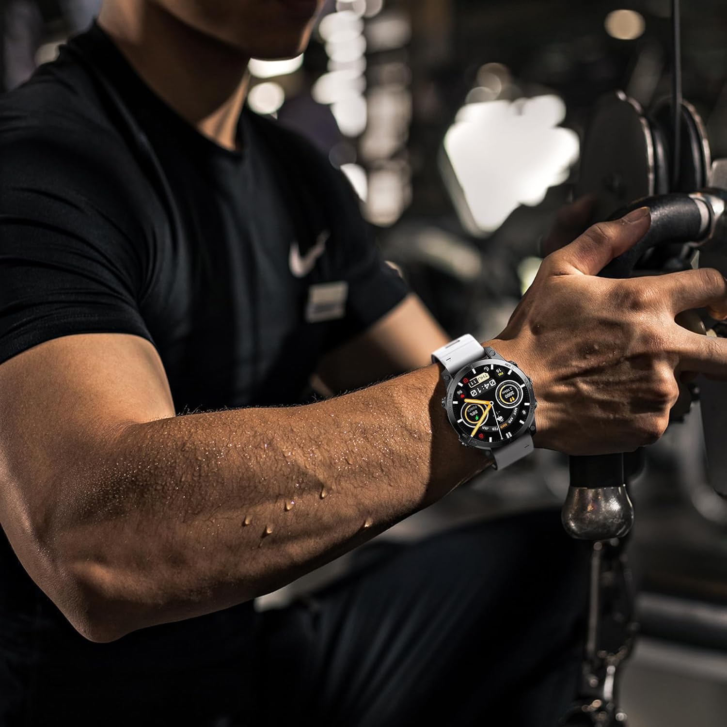 Quickfit 22mm Watch Bands for Garmin Fenix 8 47mm/7/6/5, Sports Silicone Bands Compatible with Garmin Fenix 8 Pro 47mm/7 Pro/6 Pro/5 Plus/Forerunner 935/945/955/965/Approach S60/S62/Epix 2 - Image 8