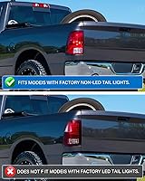 Vista 2 de Nilight Conjunto de luz trasera para Dodge Ram 2009 2010 2011 2012 2013 2014 2015 2016 2017 2018 Dodge Ram 1500 2500 3500 2019 2020 2021