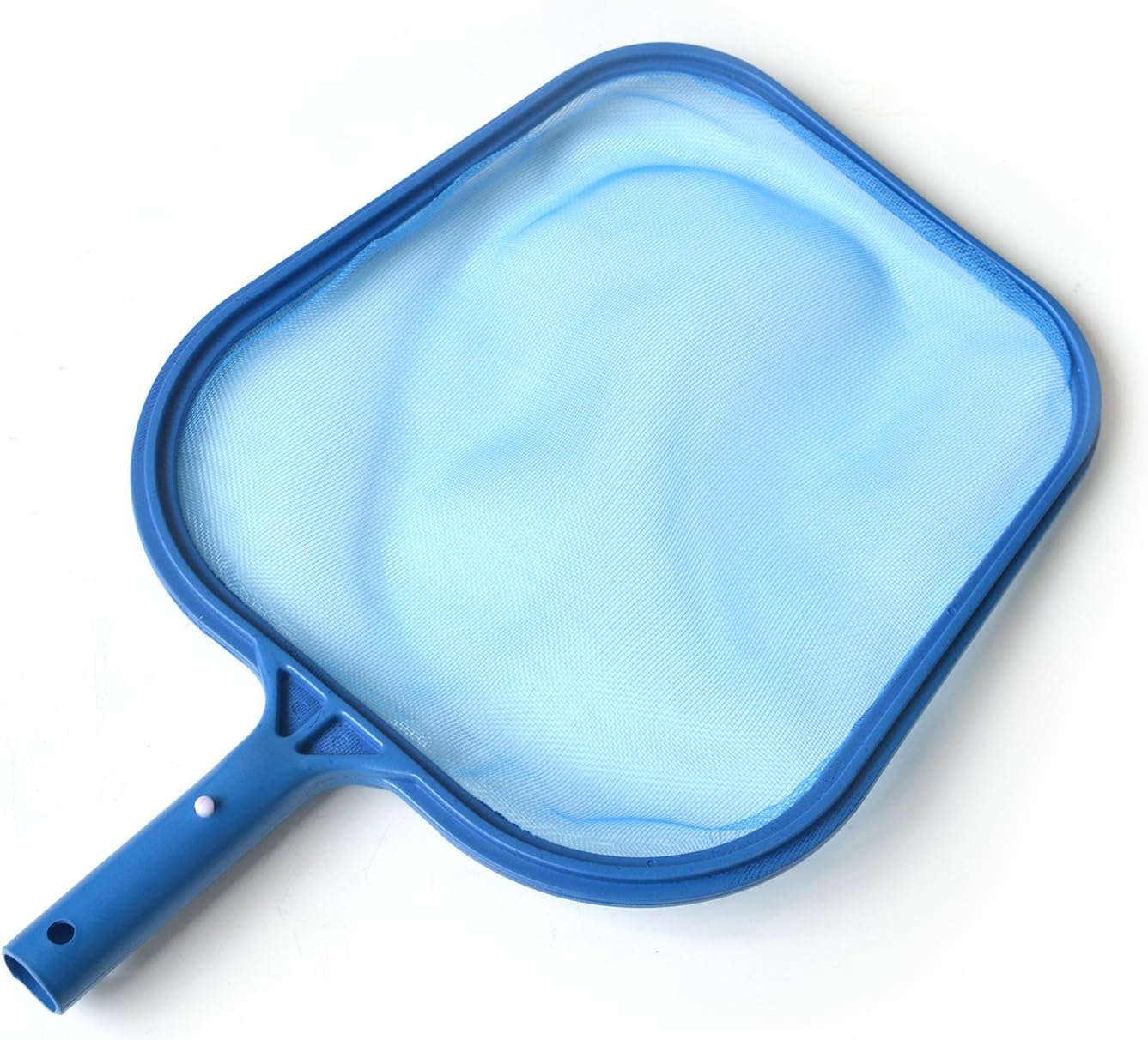 IEBIYO Pool Skimmer, Durable Nylon Micro-Mesh Pool Skimmer Leaf Net with Thick and Well Made Plastic Frame Fits Most Standard Pole for Swimming Pool Cleaning(Plastic Frame)
