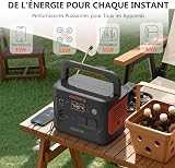 Jackery Explorer 1000 v2 Générateur Électrique Portable avec 200W Panneau Solaire, 1070Wh Batterie LFP, 1500W CA/100W USB-C Sortie, Charge Complète Rapide 1H via APP pour Plein Air,Camping-car,Urgence - 2