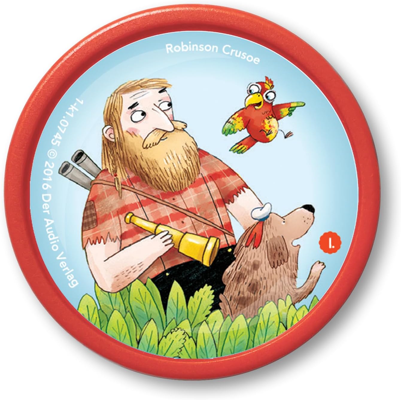 Audio Chip for Cookie Hearers, Robinson Crusoe as a Biscuit, Radio Play for Children from 6 Years, Playing Time Approx. 49 Minutes