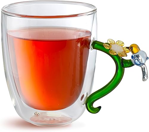 Juego de 2 tazas botánicas de doble pared