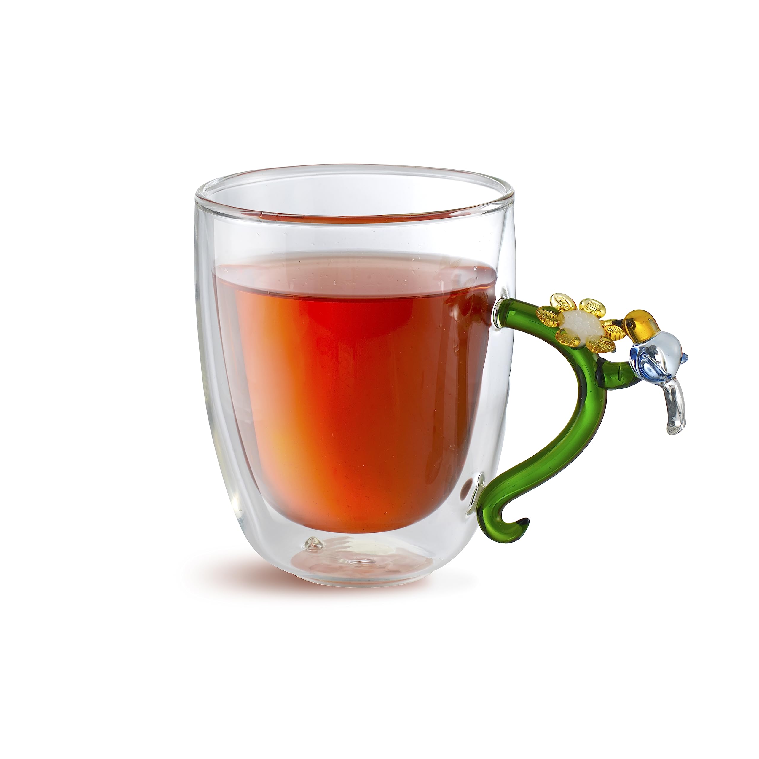 Qualia GlassBotanical Double Wall Mug Set Of 2