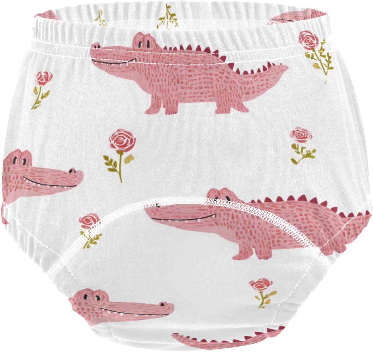 Little Boys Underwear Potty Training Absorb Water Wooden Alligator Rose Pink Nighttime Potty Training Pants Sleep