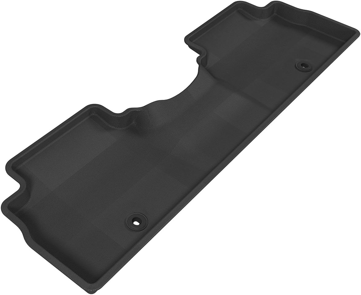 3D MAXpider Custom Fit Kagu Floor Mat (Gray) for 2014-2019 KIA Soul - 2ND Row