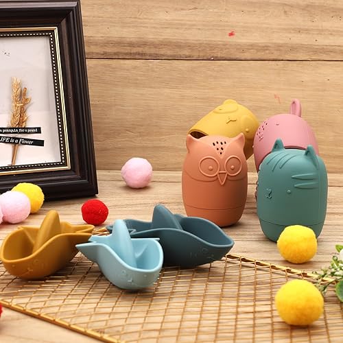 Miniatura 3 de Juguetes de baño de silicona para bebés, juguetes de agua interactivos para baby shower, bañera, chorro, juguete de animales para bebés, piscina,