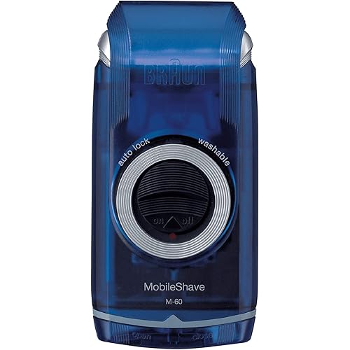 Braun Shaver #M60B Mobile, Blue, 1 Count