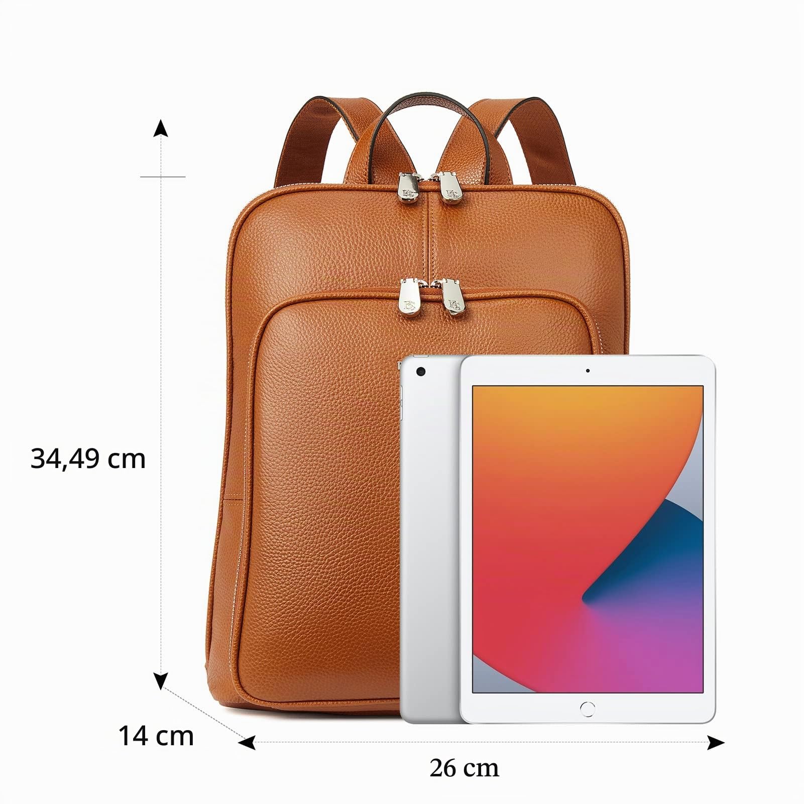 BOSTANTEN Leder Rucksack Damen Schulrucksack Reiserucksack Tagesrucksack Casual Backpack Daypacks
