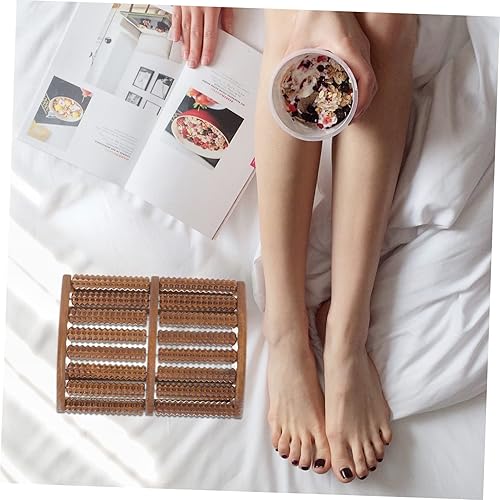 Miniatura 7 de Rodillo de masaje de pies de madera - Máquina manual de masaje de pies - Diseño ergonómico - Especialización de rodillos de pies - Terapia de