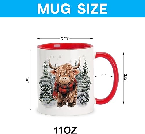 Miniatura 9 de Hyturtle Taza de café personalizada de lobo de otoño, regalos de cumpleaños para los amantes del lobo, regalos de decoración de otoño para casa de