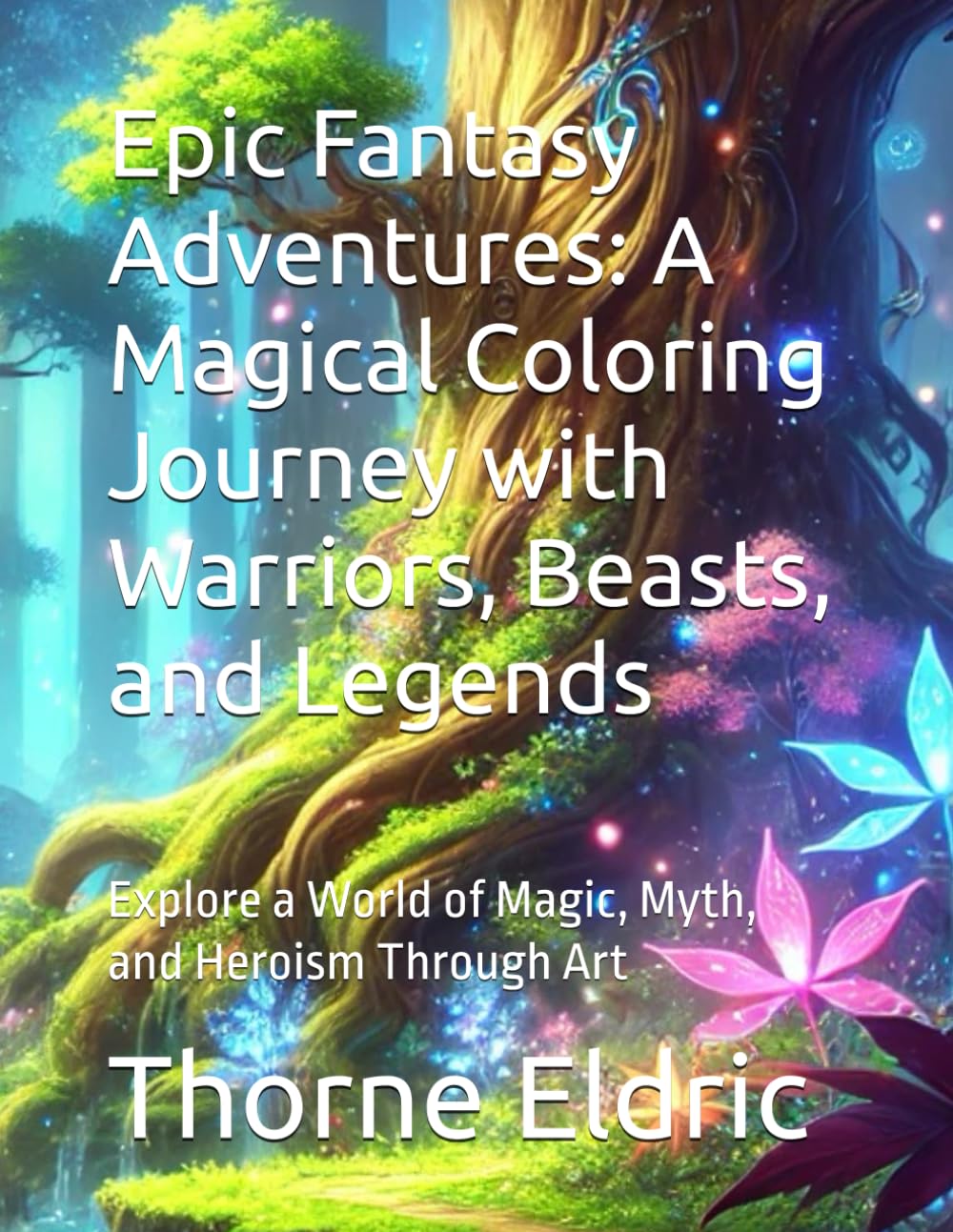 Epic Fantasy Adventures: A Magical Coloring Journey with Warriors, Beasts, and Legends: Explore a World of Magic, Myth, and Heroism Through Art