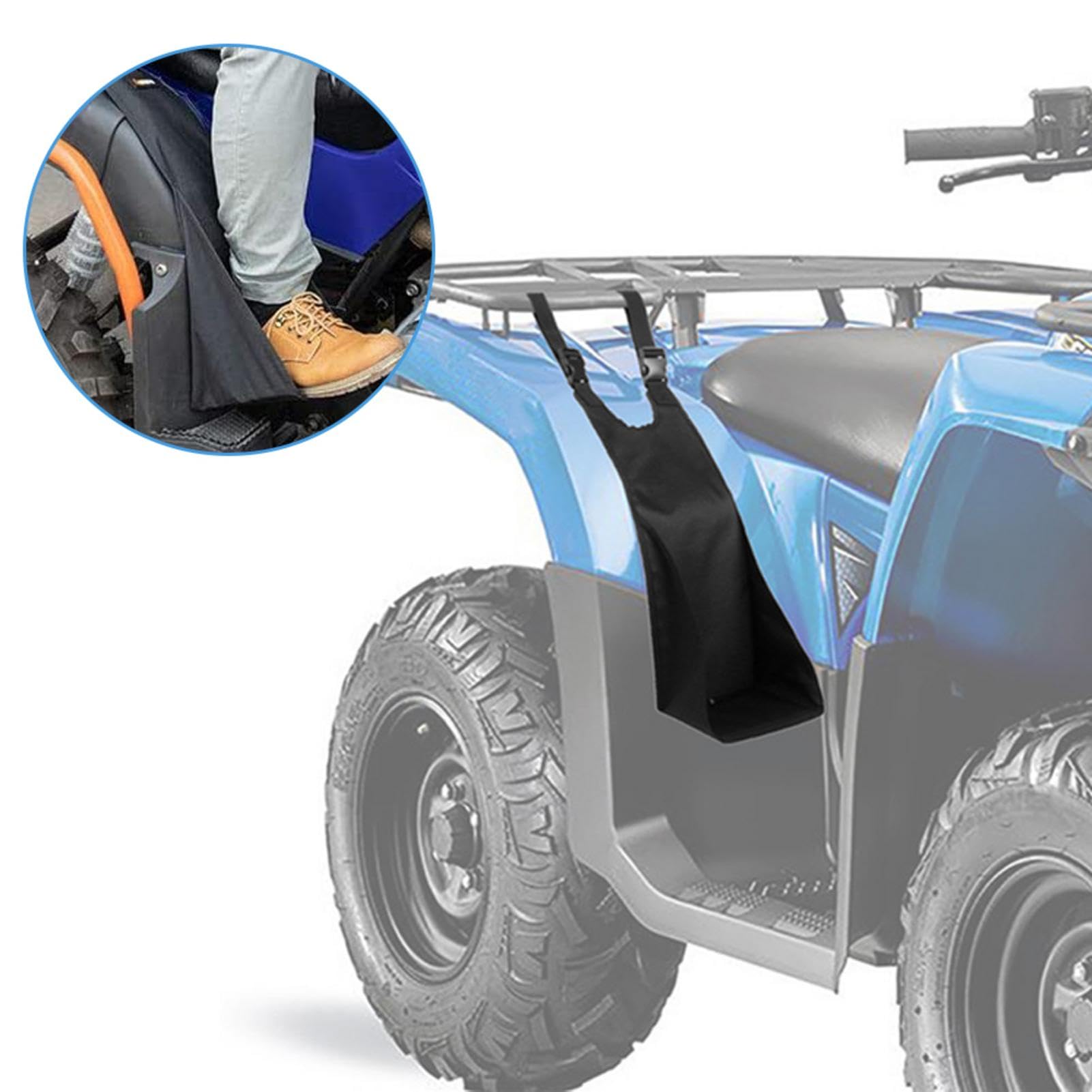 ATV Passenger Foot Pegs - Universal Adjustable Footrests For Rear Riders