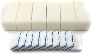 LTWHOME Value Pack of Foam Filter Pads Fit for Aqua Clear 110 / 500 AquaClear with Dual Sided Cleaning Melamine Sponge (Pack of 16)