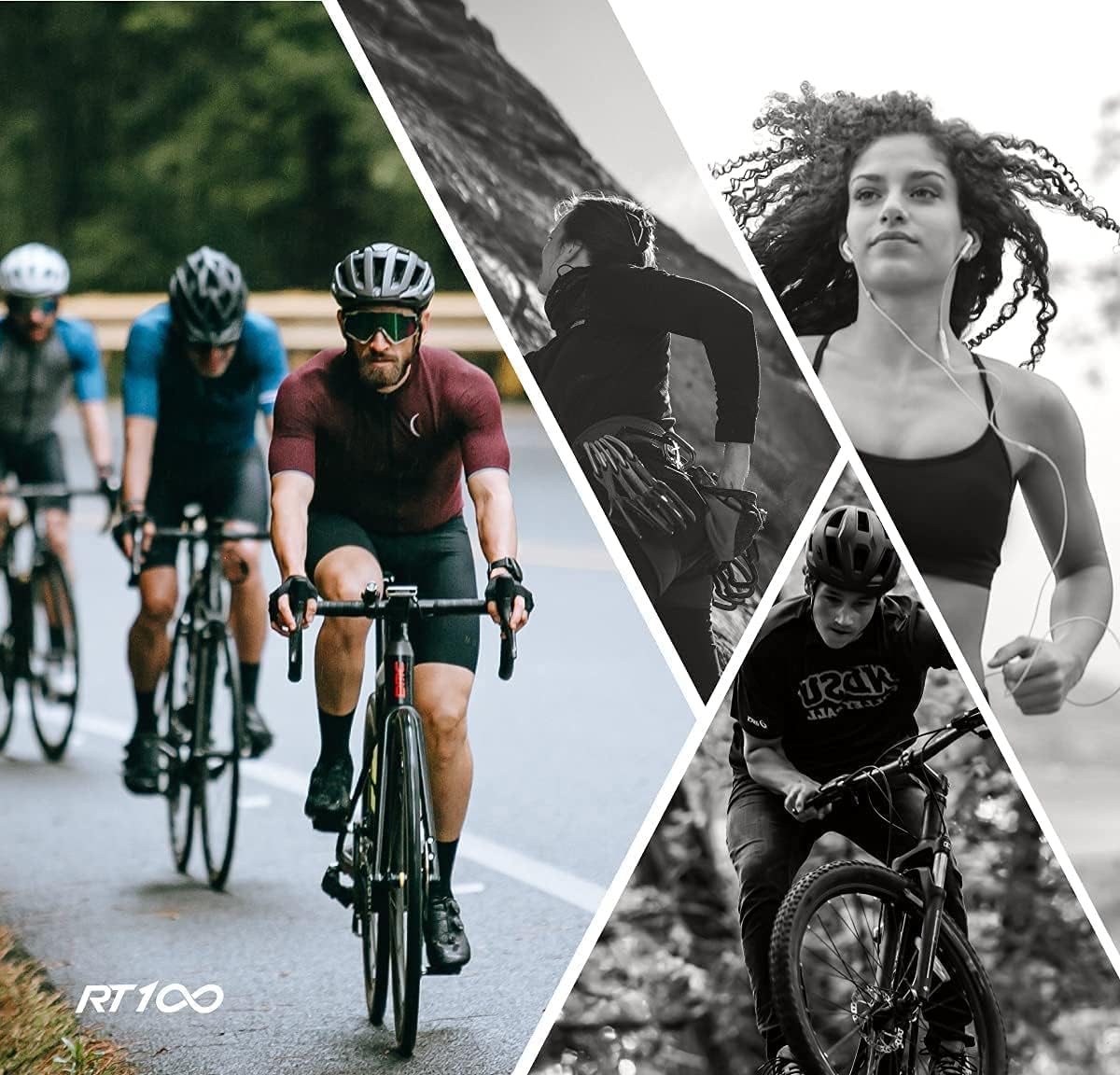 RIDE YOUR WAY Profesjonalne okulary przeciwsłoneczne bez oprawek rowerowych dla mężczyzn i kobiet