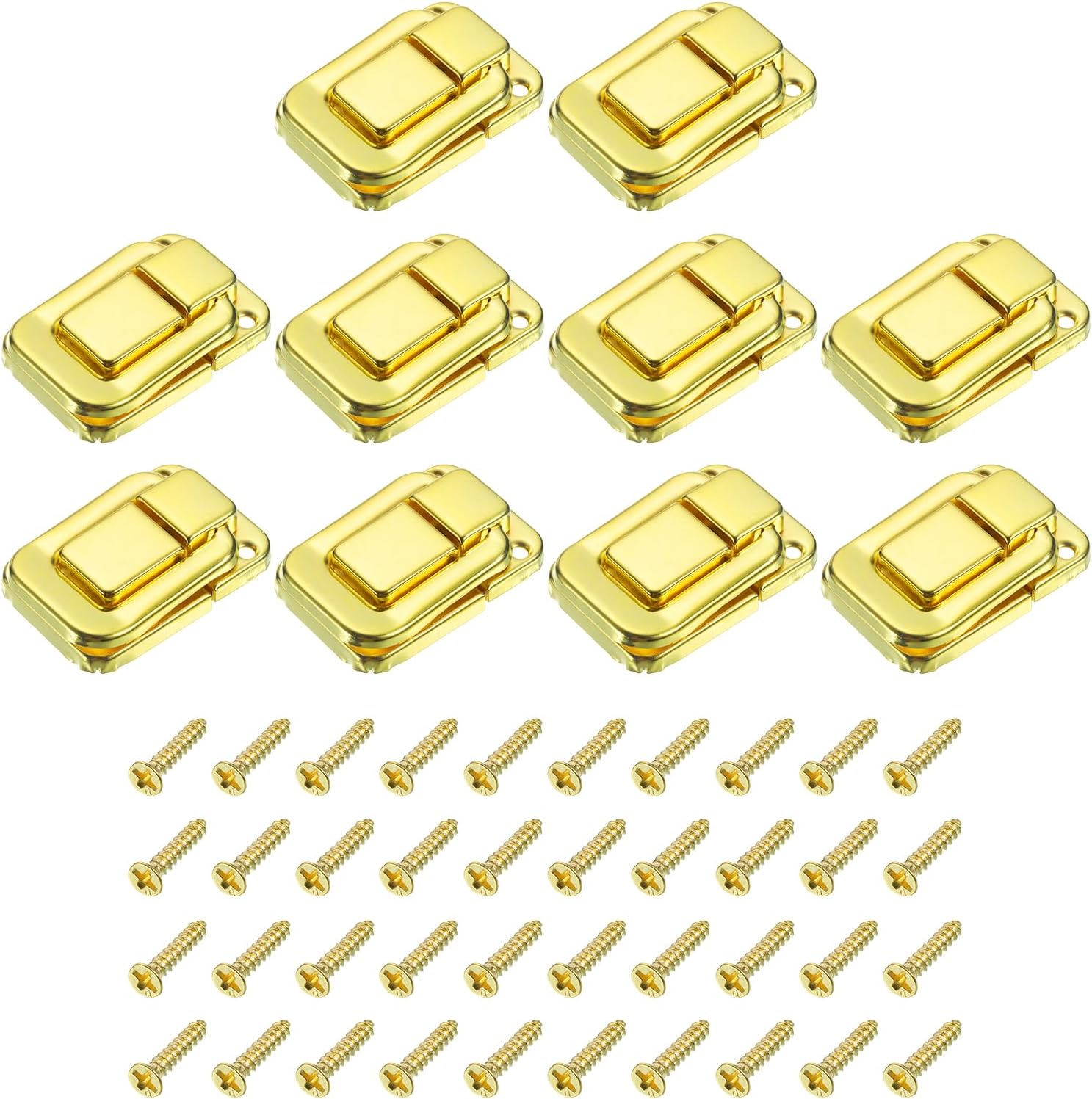 Sturdy Lock Toggle Catch, Metal Box Latch Buckle Lock For Medicine Box, Flight Case, Tool Box, Pack Of 4 - View #11