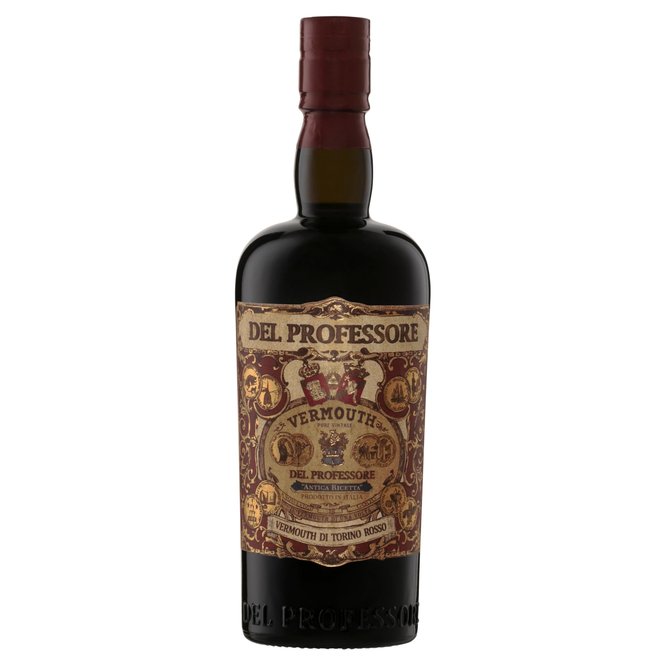 Del Professore Vermouth di Torino G.I. Rosso 75cl, 18% - Premium Italian Craft Vermouth