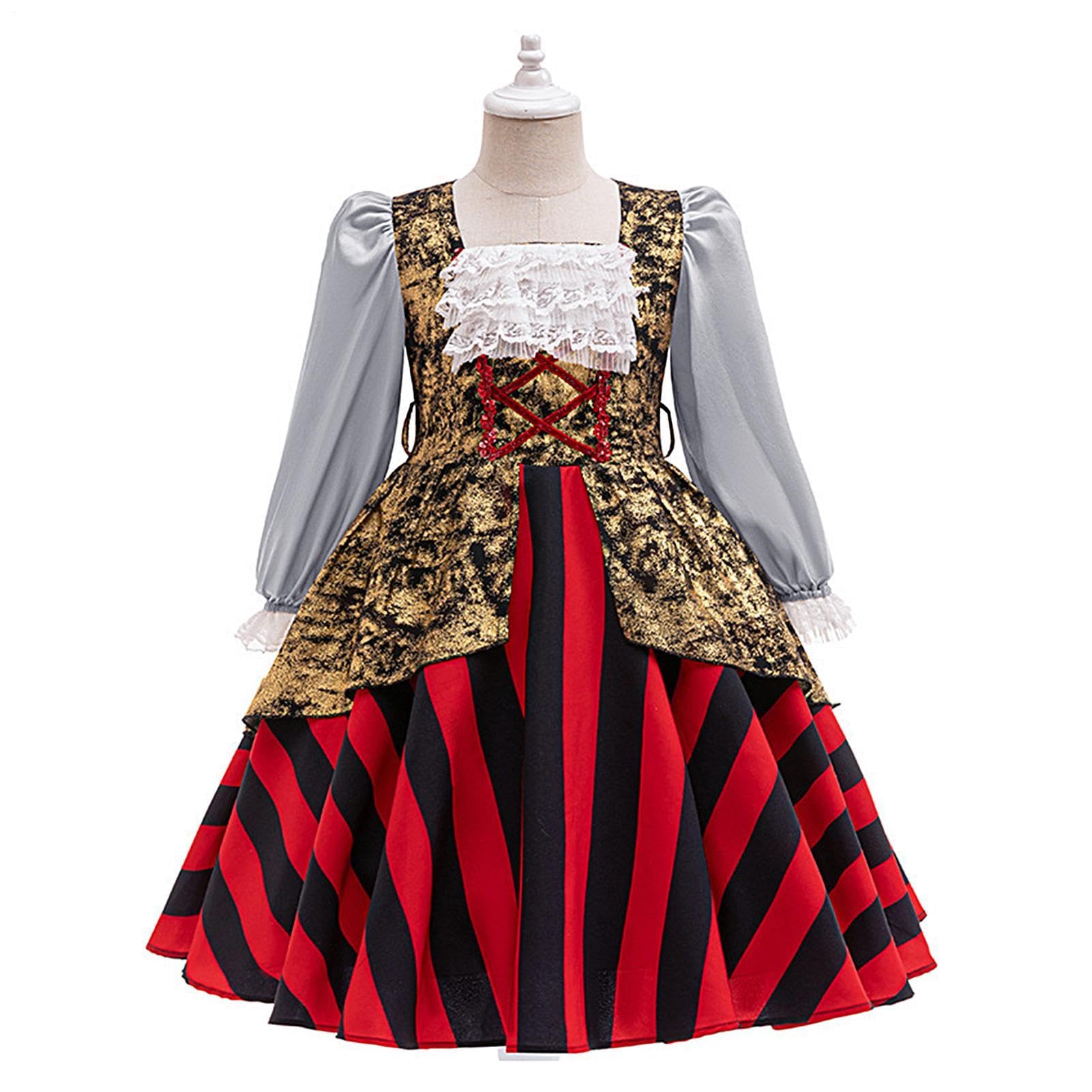Piratenkostüm für Mädchen Cosplay Halloween Weiche Requisiten mit Hut und