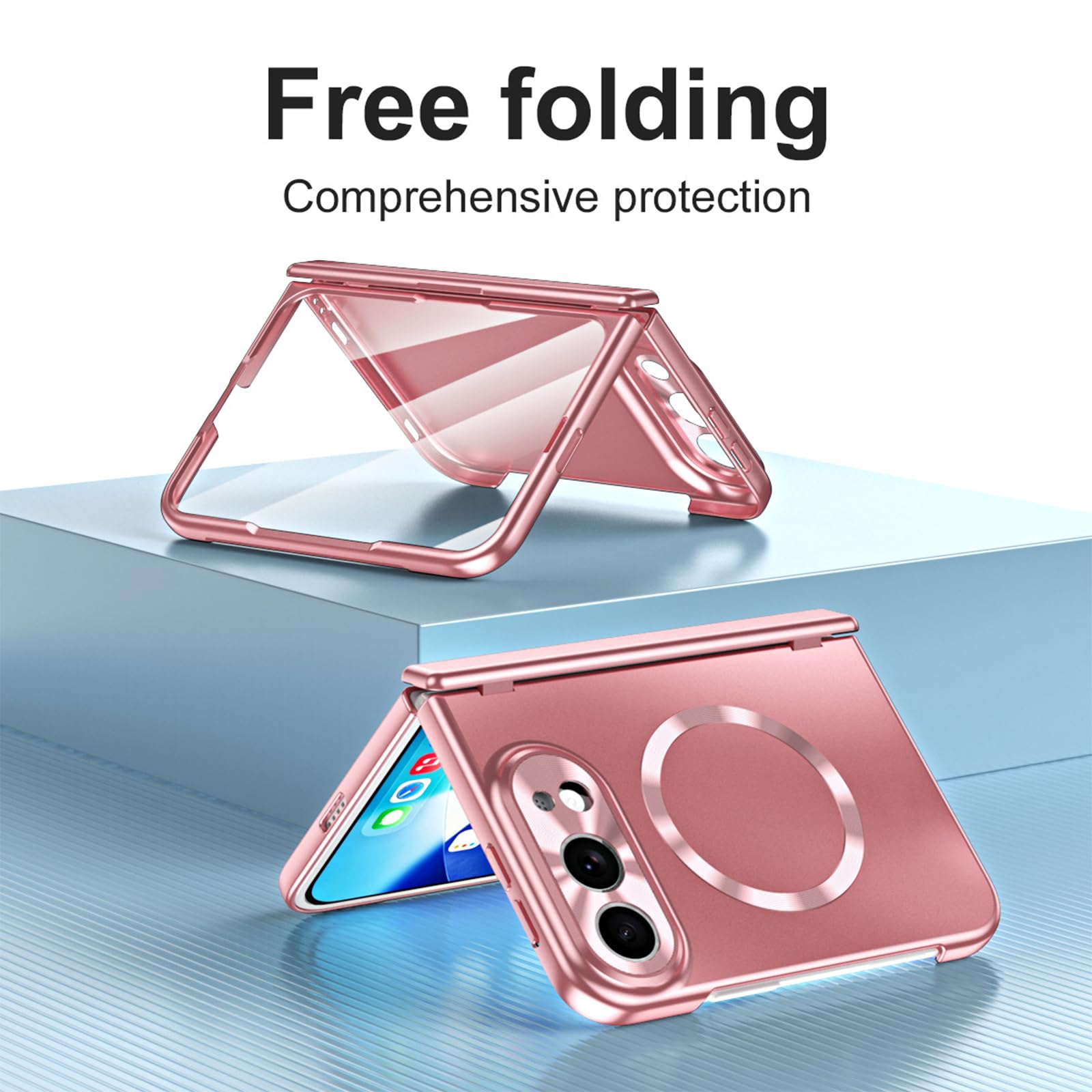 Magnetyczne etui do iPhone Duo, przednie szkło ochronne ochrona