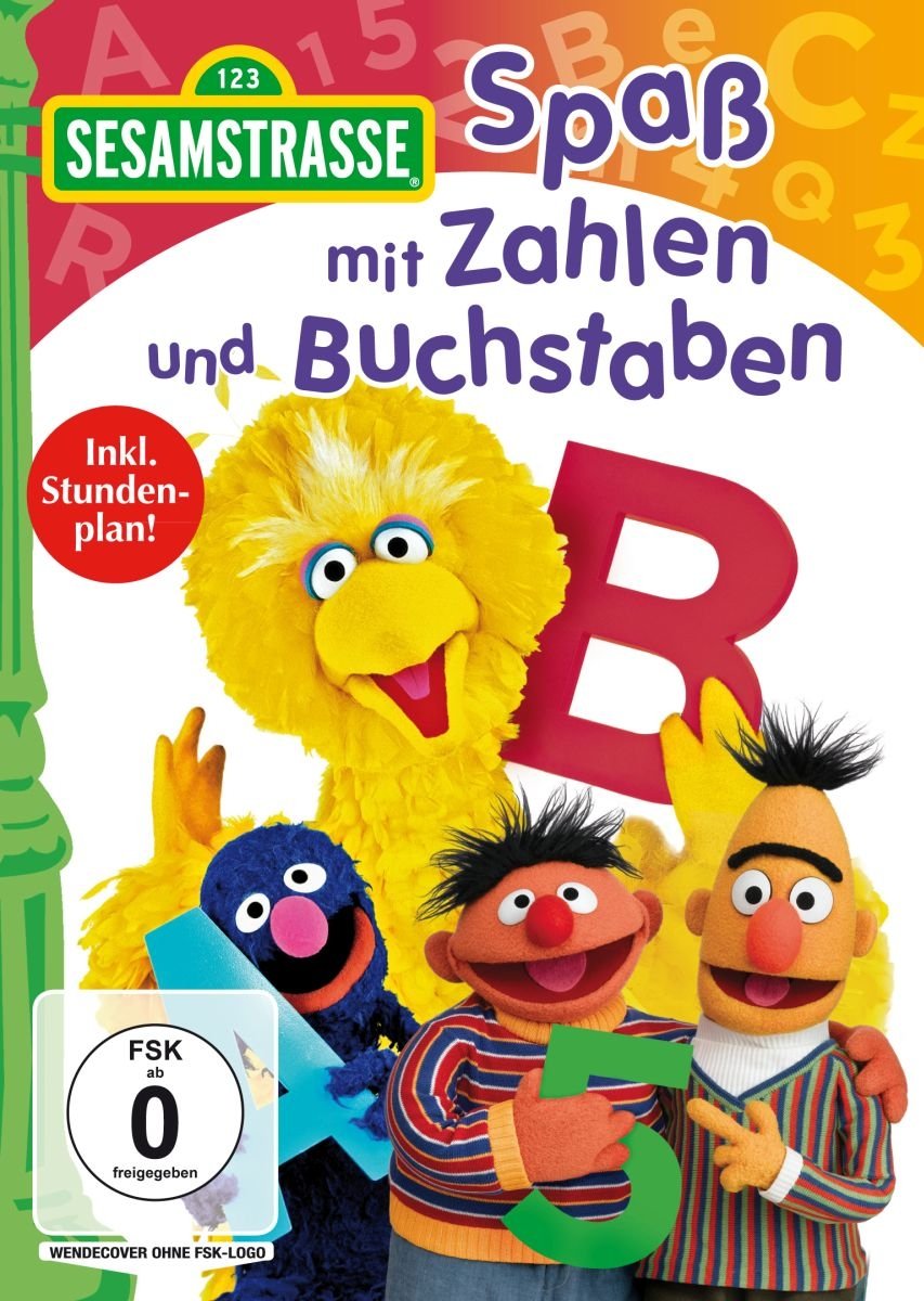 Sesamstraße: Spaß mit Zahlen und Buchstaben, 1 DVD