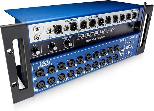 Soundcraft Ui24R 24-channel Digital Mixer/USB Multi-Track Recorder with Wireless Control