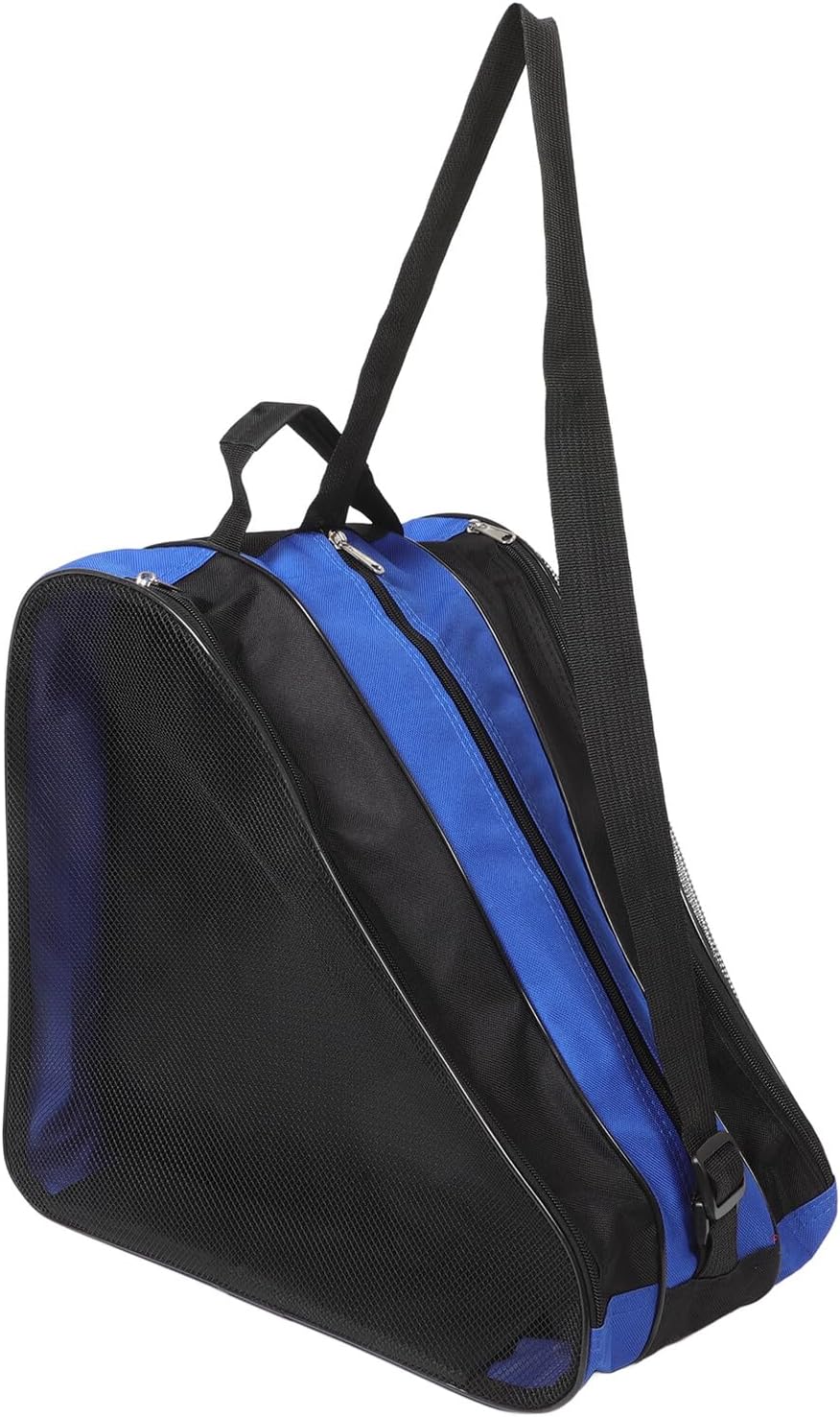 PRETYZOOM Roller Skate Bag for Thickened Ice Skating Storage Backpack 20-35l Blue Double Shoulder Skates Organizer and Skating Shoes