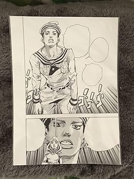 Amazon.co.jp: ジョジョの奇妙な冒険 複製原画 模写3枚セット 荒木