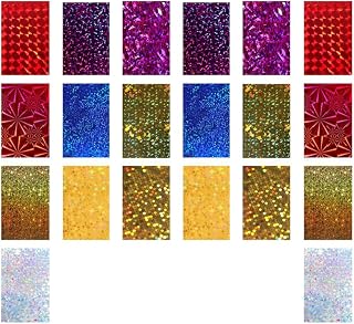 Minkissy 2 conjuntos de decalques de transferência de arte para unhas, céu estrelado, adesivos para unhas, artigos de arte para unhas DIY (10 estilos/se)