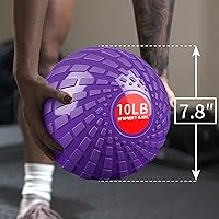 Vista 4 de Medicine Ball 10 lbs Slam Ball Weighted Balls for Exercise Strength and Crossfit Workout