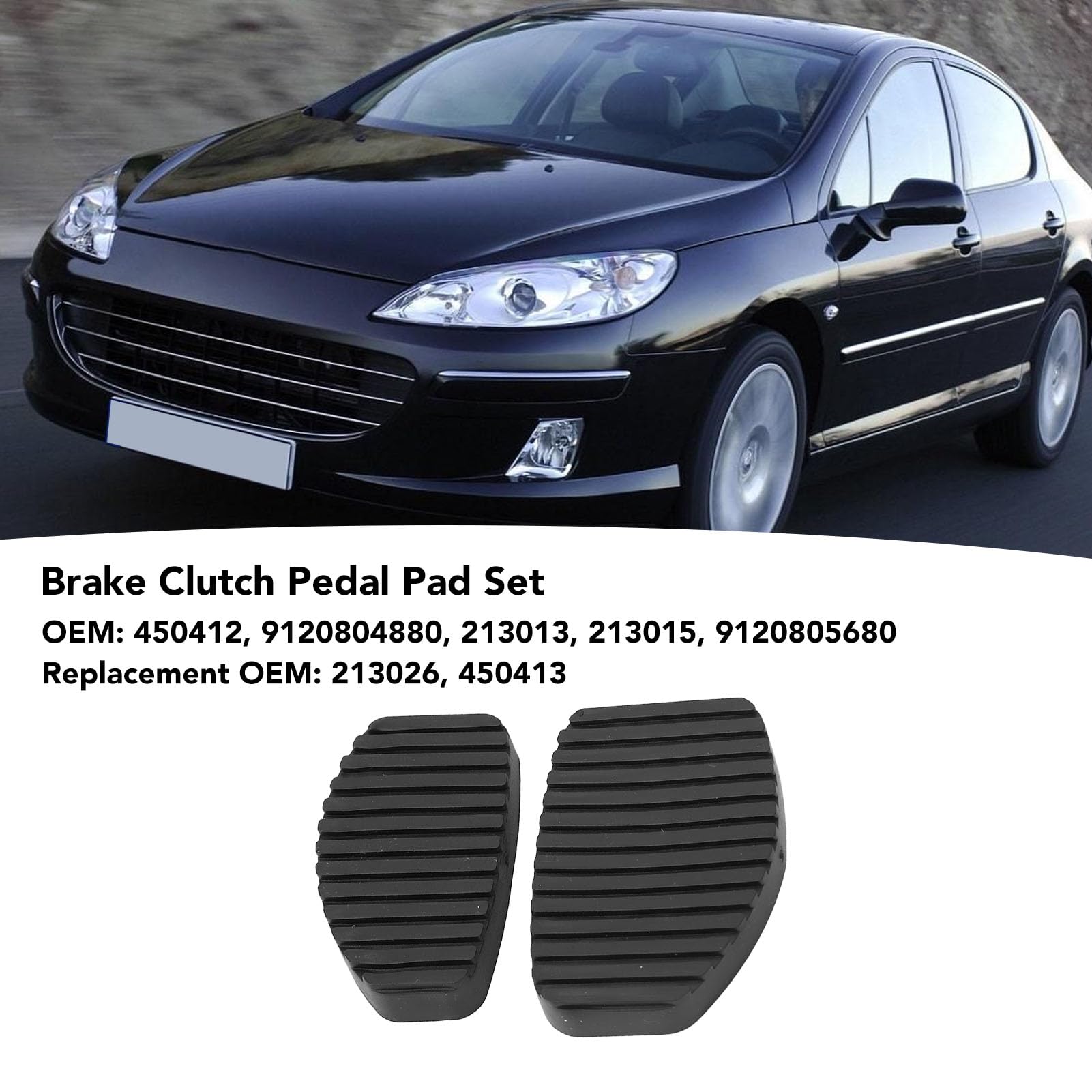 セット Amazon.com: Brake Clutch Pedal Pads Compatible with 306 405 406