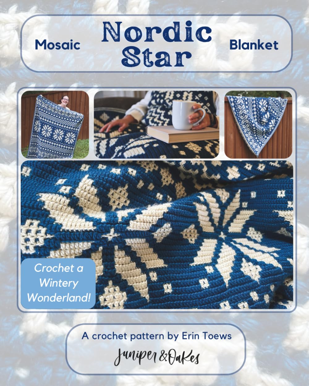 Mosaic Nordic Star Blanket: Crochet a Wintery Wonderland!