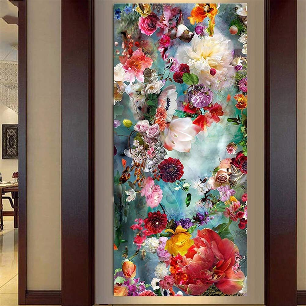 Diamond Painting Kit 50x150 Cm – 5D Abstraktes Design, Vollbohrer, Inkl. Werkzeug