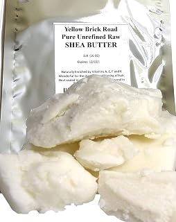 Yellow Brick Road 100% Raw Unrefined Shea Butter Grade A Ivory 1lb - Pure African Natural Moisturizer for Skin & Hair