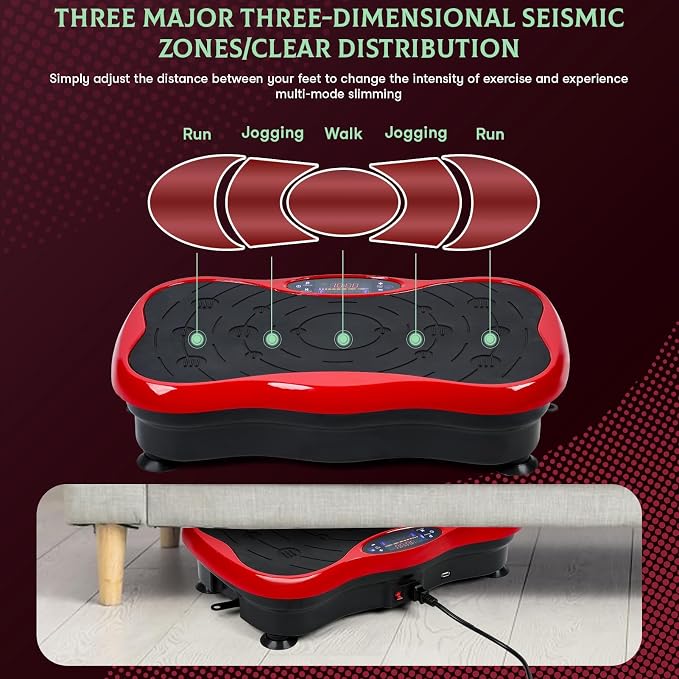 Máquina vibratoria para ejercicios y drenaje linfático miniatura 6