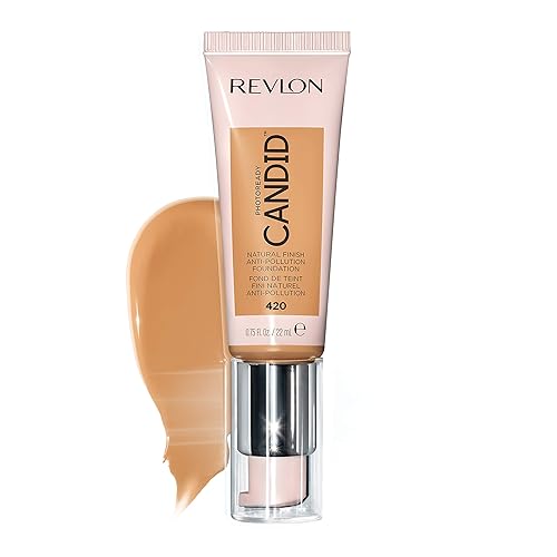 REVLON PhotoReady Base sincera de acabado natural, con ingredientes anticontaminantes, antioxidantes y antiluz azul.
