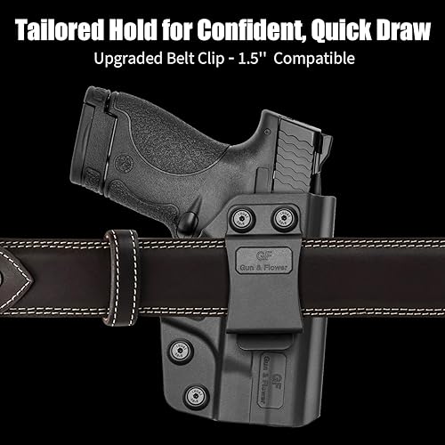 Miniatura 6 de Funda IWB compatible con Glock 19 19X 23 32 45 (solo Gen3 4 5), funda de transporte oculta en la cintura interior para G19 G19X G23 G32 G45 (Gen3 4