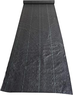 Artilife 4 x 100ft Landscape Cloth Heavy Duty 5 oz Weed Barrier Landscape Fabric Weed Mat High Permeability Non Woven Weed Cloth Easy Setup Ground Cover for Yard, Lawn, Garden Stakes(4ftx100ft)