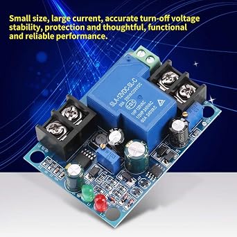 12V/24V/36V/48V Control Module, 30A Automatic Battery Charger Charging Controller Battery Charging Protection Module(12V)