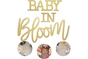 Whimsical Baby in Bloom Sign for Baby Shower | Gender Reveal Decor...