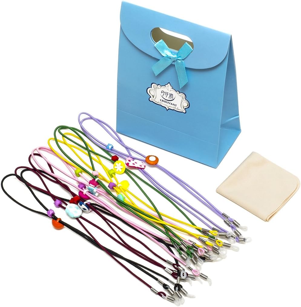 ❤ Crаzу Dеаlѕ Kids Glasses Strap (Pack of 12) Eyeglasses Straps for Girls, Glasses Holder/Glasses Lanyard for Kids