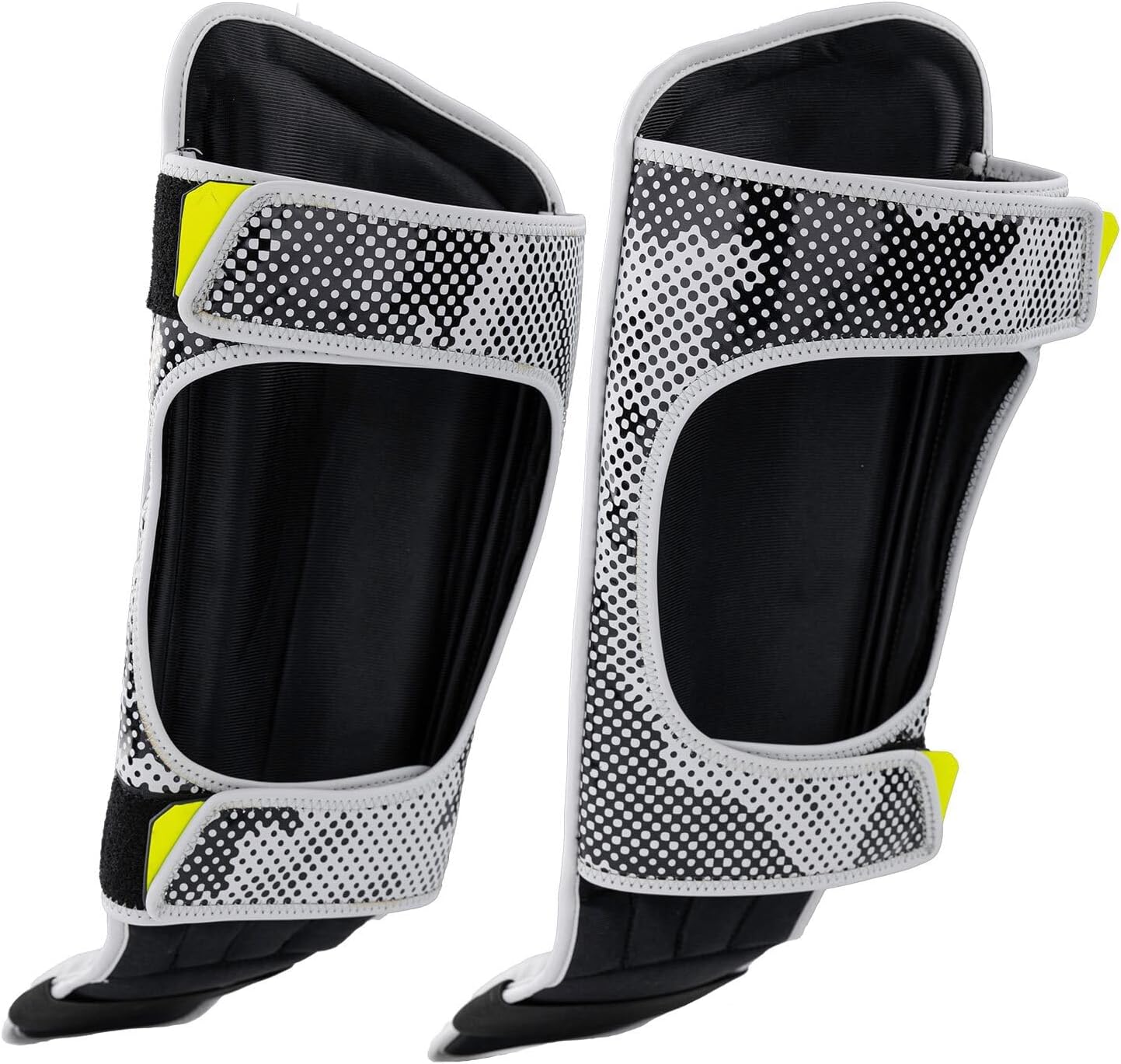 Brave Shin Instep Guards Gray/Black/Green Adult Large/Extra Large