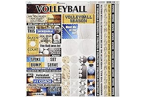 Volleyball Scrapbook and Memory Keeper 12"X12"