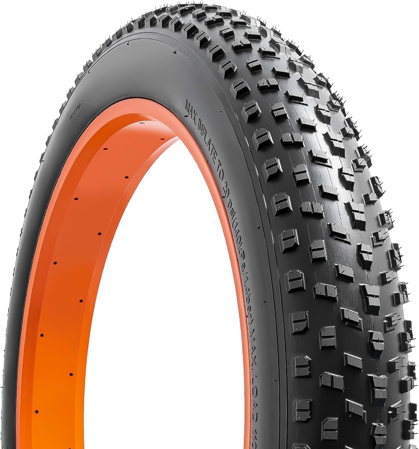 YUNSCM 26" Mountain Fat Bike Tire 26x4.0/100-559 Compatible with Mountain E-Bike 26 x 4 26 x 4.0 E-Bike Bicycle Tire