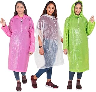 Supreme Silpaulin Unisex Cross Laminated Multi layered UV Stabilized Plastic Rain Ponchos Rainwear Raincoat provide comple... Price In India