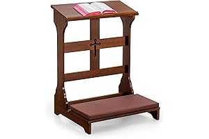 Prayer Bench Stool: LUE BONA Kneeling Stool for Home, Church