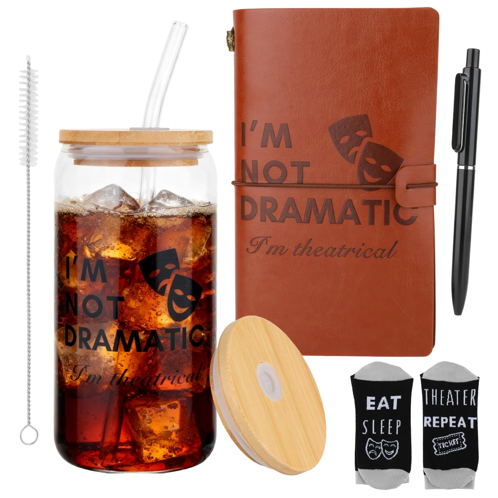 Acteur de musique Broadway : écrivez vos répliques avec le carnet de ce coffret cadeau