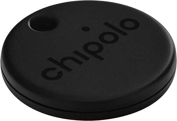 chipolo one 2020 1 pack key finder bluetooth tracker for keys bag item finder free premium features ios and android compatible black